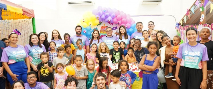 Shopping da Criança de São Luís reúne crianças e familiares para celebrar aniversário de 5 anos.
